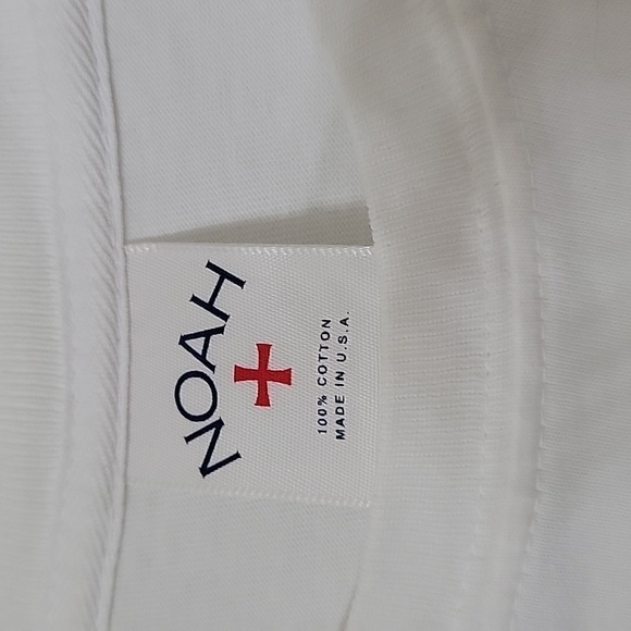 Noah Core Logo-Print 100% Cotton Jersey T-Shirt, Size S, Excellent Condition - Picture 3 of 10